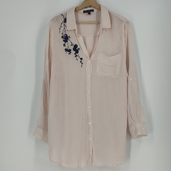 New Leaf Tops - New Leaf | embroidered button down